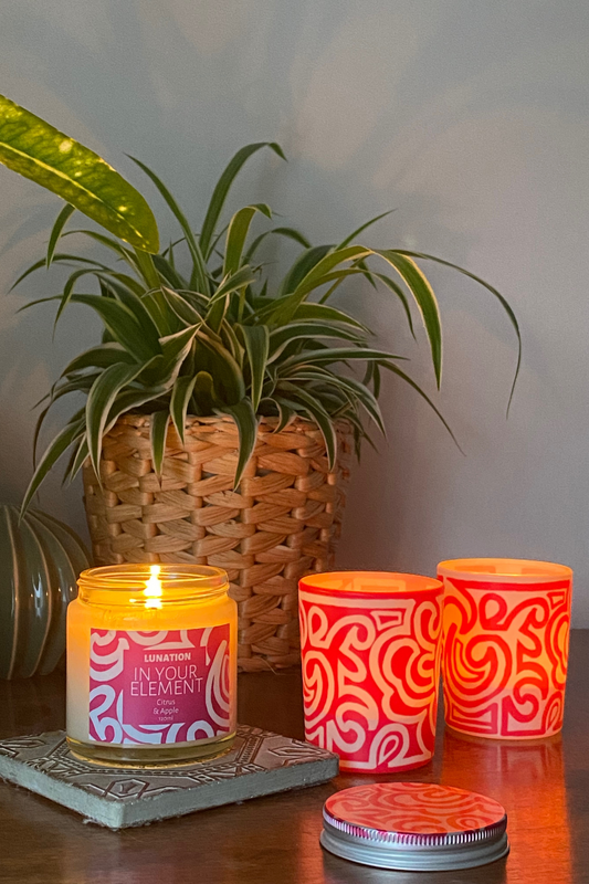 Set of 3 In Your Element Air Intention Tealight Holders