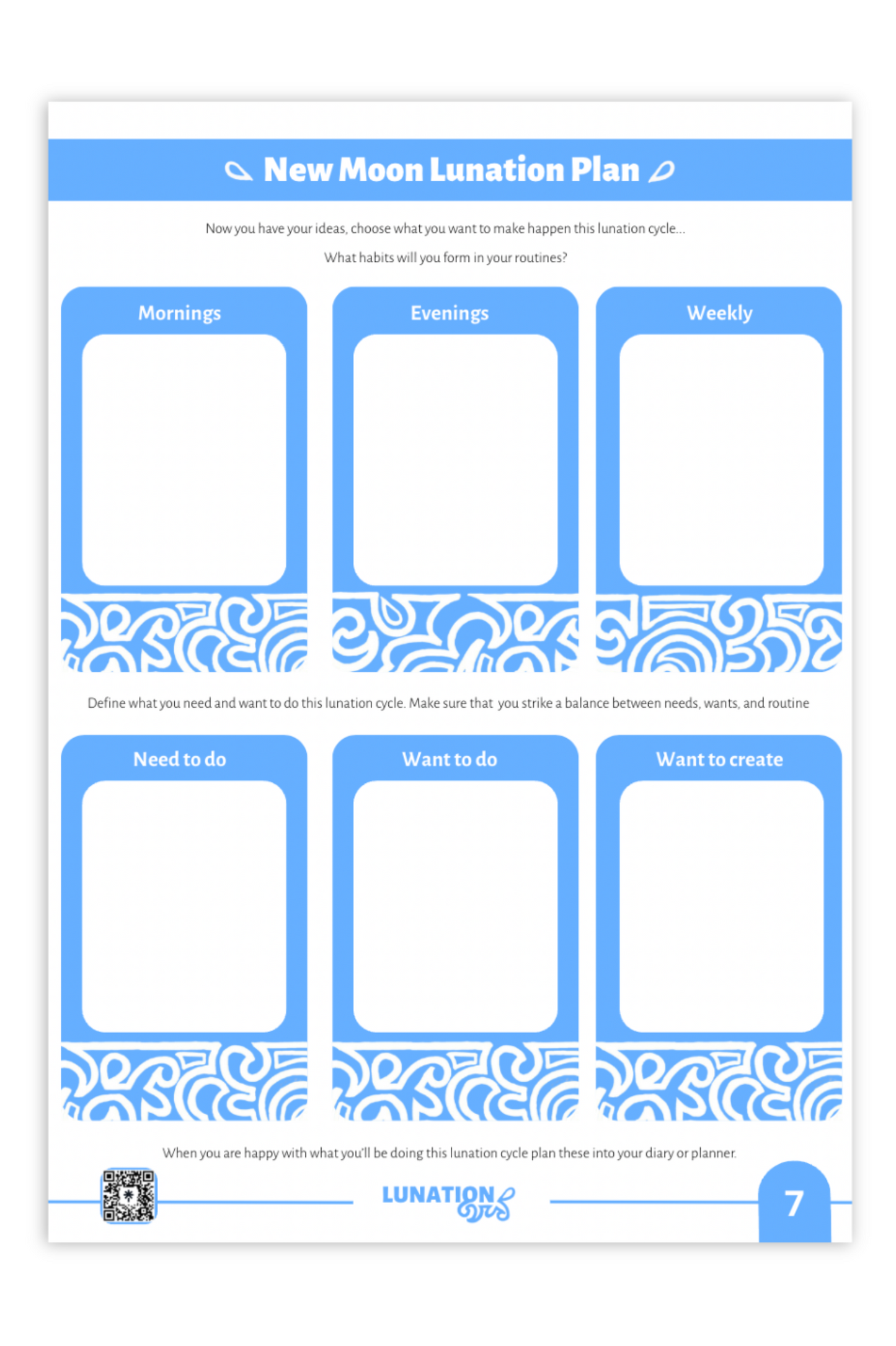 FREE New Moon Intention Setting Guide