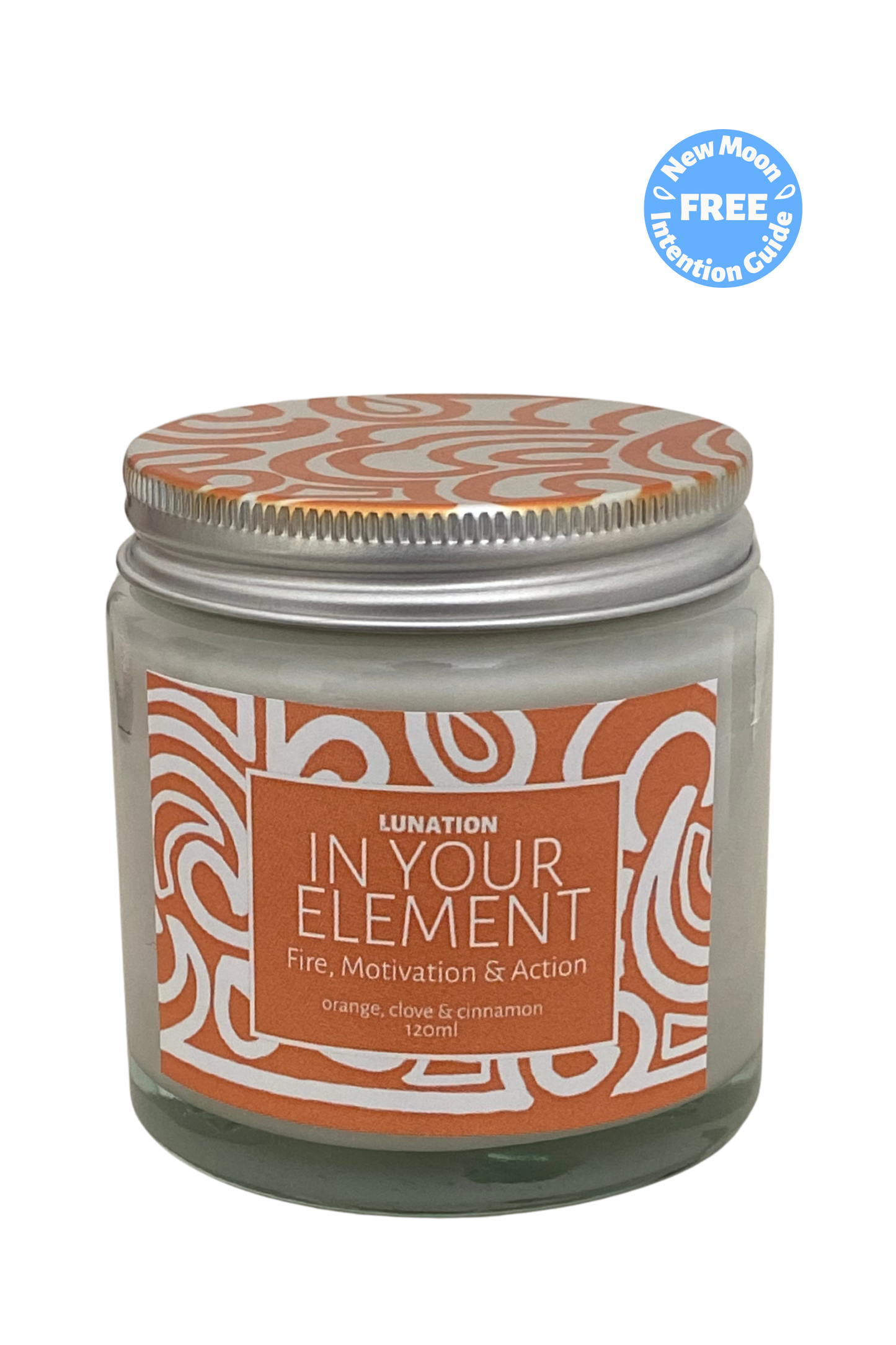 In Your Element Fire Small Jar Intention Candle 120ml