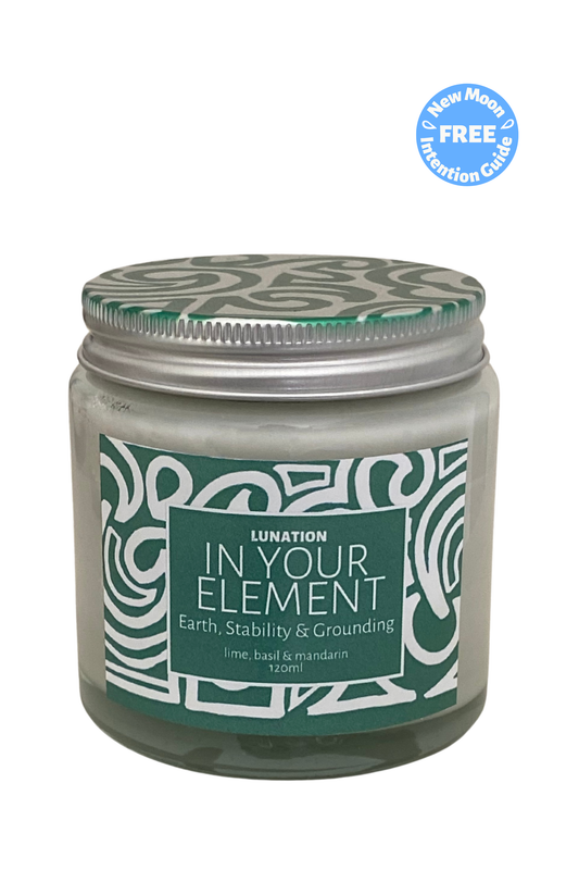 In Your Element Earth Small Jar Intention Candle 120ml