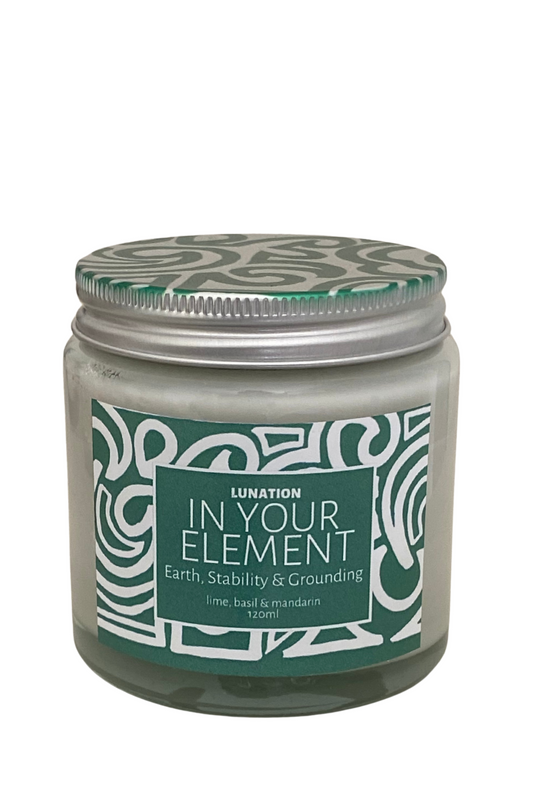In Your Element Earth Small Jar Intention Candle 120ml
