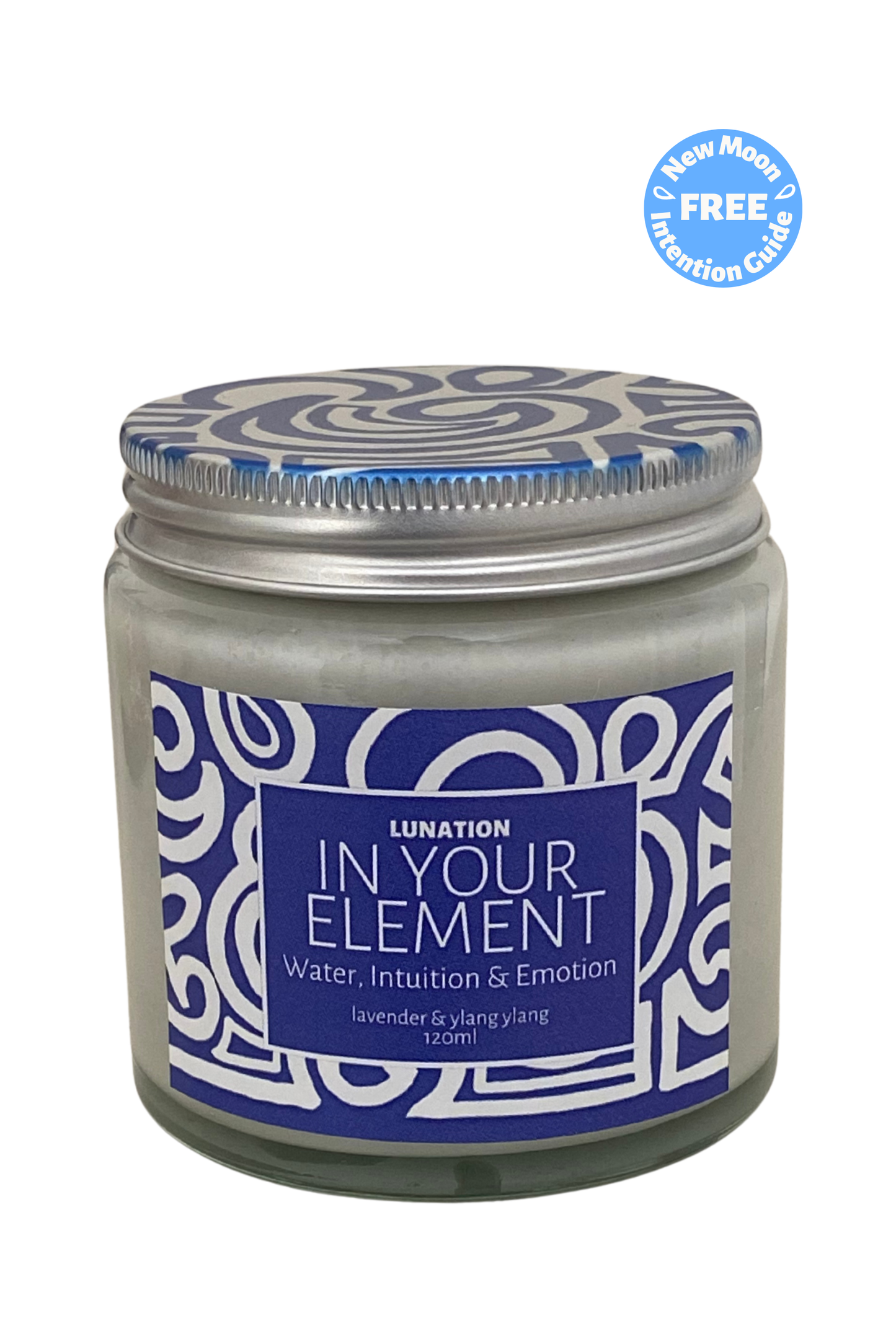 In Your Element Water Small Jar Intention Candle 120ml