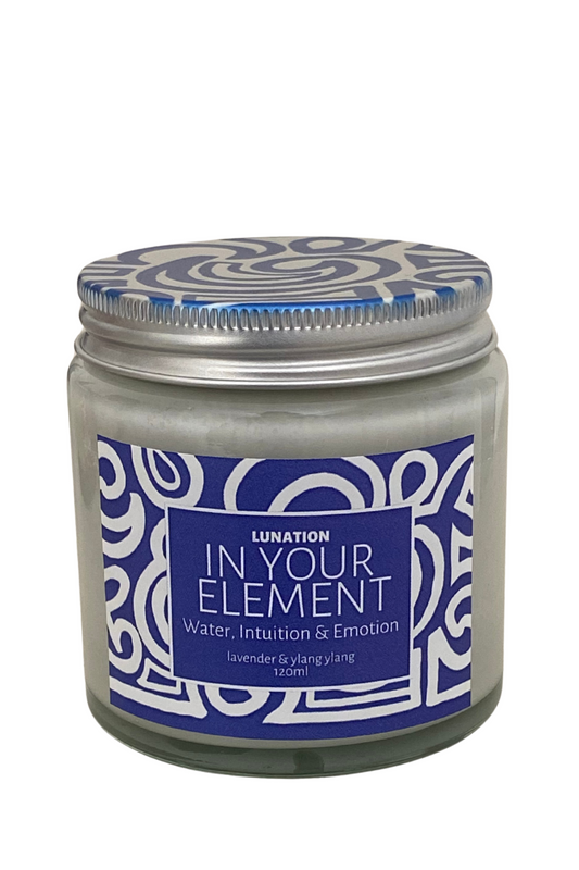 In Your Element Water Small Jar Intention Candle 120ml