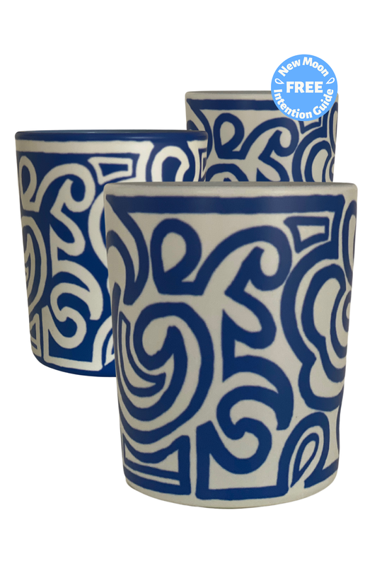 Set of 3 In Your Element Water Intention Tealight Holders